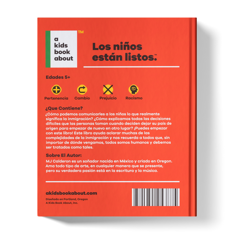 Un libro para ninos sobre inmigracion