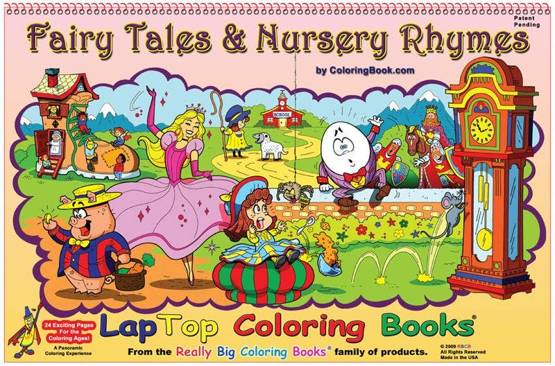 Fairy Tales and Nursery Rhymes LapTop Coloring...