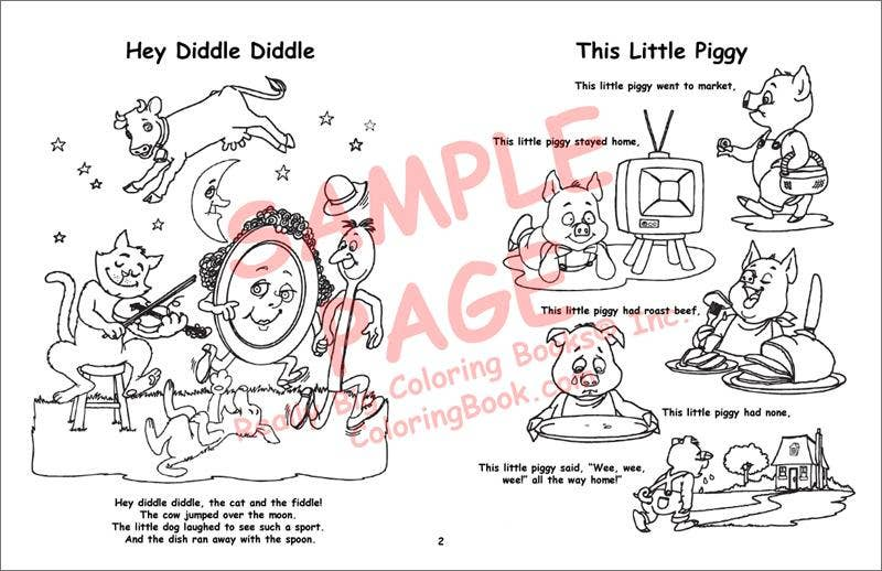 Fairy Tales and Nursery Rhymes LapTop Coloring...