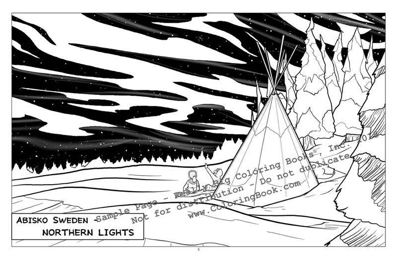 Winter Adventures LapTop Coloring Book