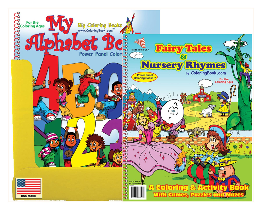 ABC, Fairy Tales Coloring Books