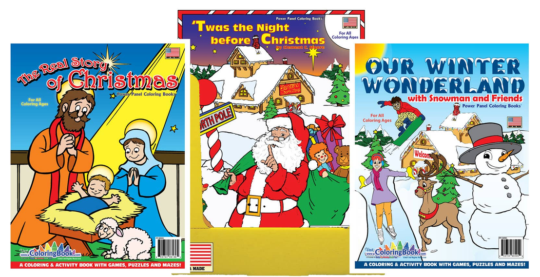 Christmas Assorted Coloring Book Titles