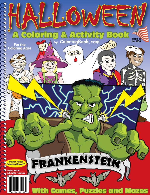 Halloween Coloring and Activity Books