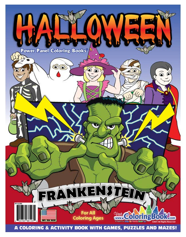 Halloween Coloring and Activity Books