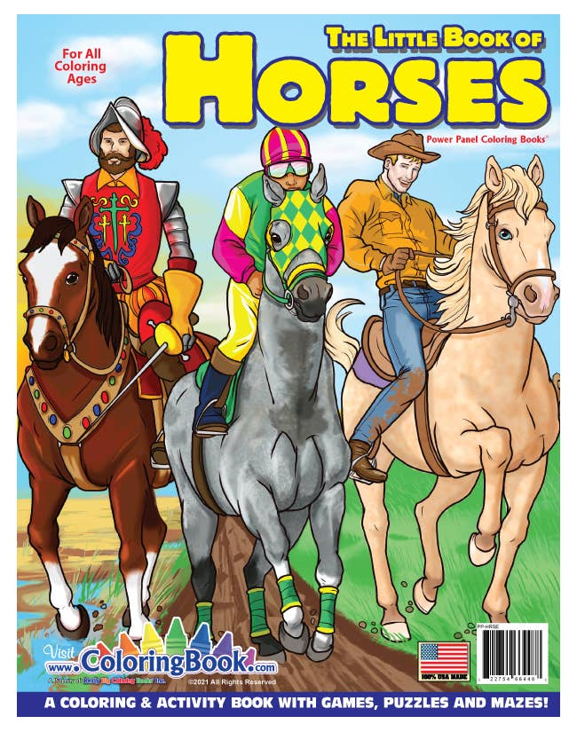 Horses Coloring Book