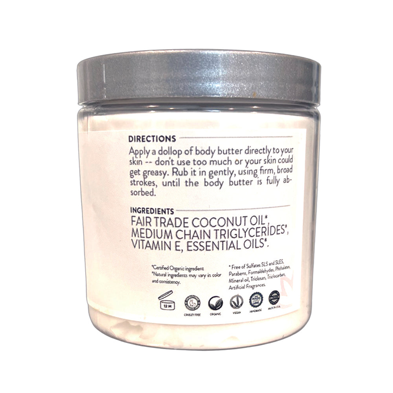 Organic Whipped Coconut Body Butter + Vitamin E