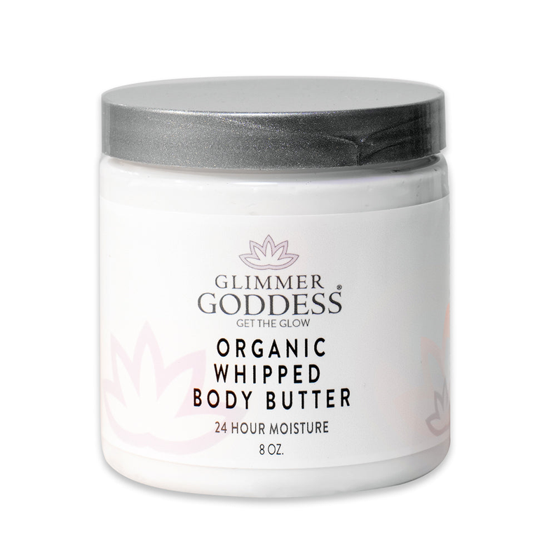 Organic Whipped Body Butter + Pink Salt Body Scrub Gift Set