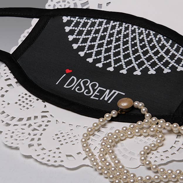 RBG "I Dissent" Face Mask