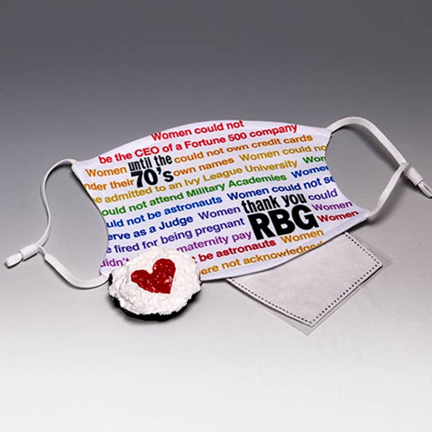 RBG "Words" Face Mask