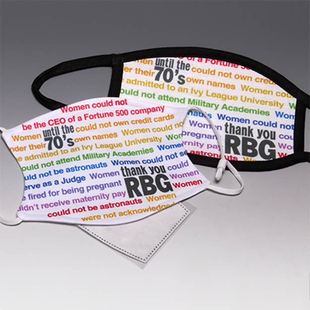RBG "Words" Face Mask