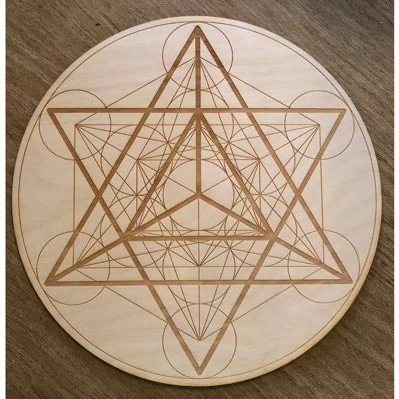 Merkaba Metatron's Cube Crystal Grid