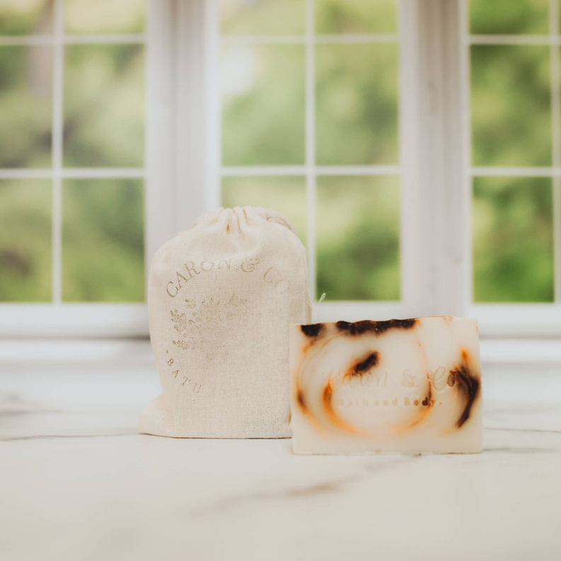 Vanilla Pumpkin Soap - Slice