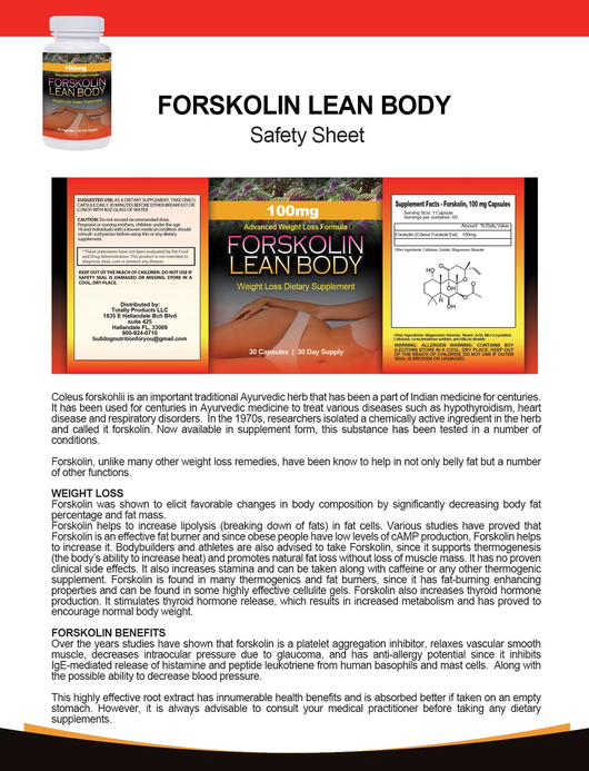 Forskolin Lean Body (30 capsules)