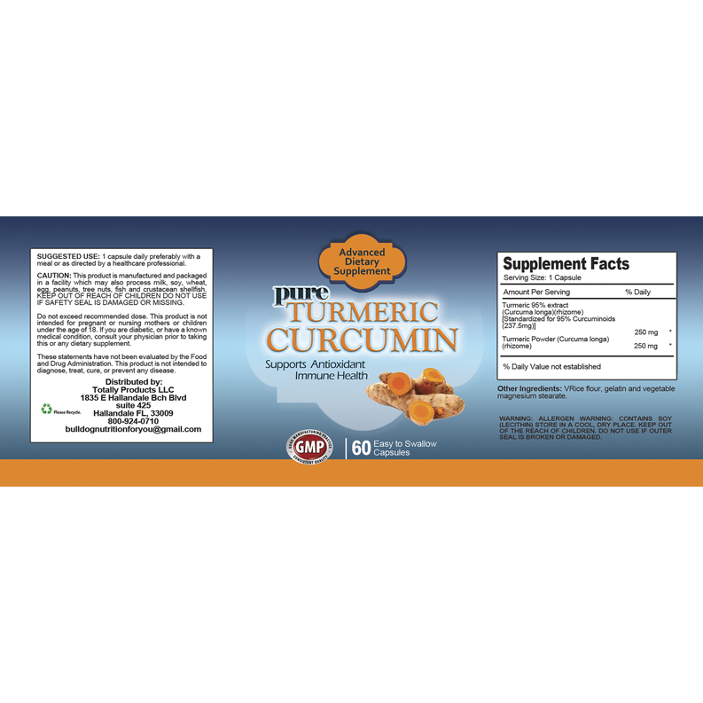 Turmeric Curcumin Extract (60 Capsules)