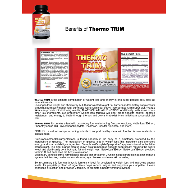 ThermoTrim Fat-Burner (30 capsules)