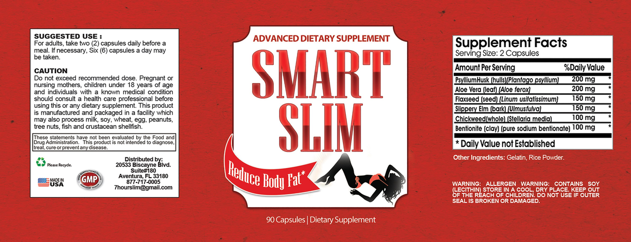 Smart Slim Rapid Weight Loss (90 Capsules)