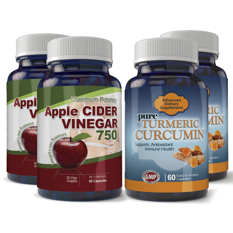 Apple Cider and Turmeric Extract Combo pack