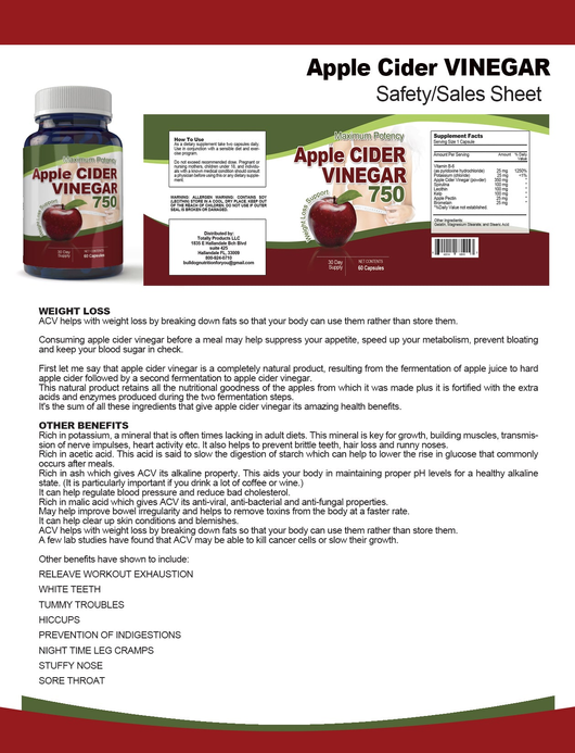 Apple Cider and Turmeric Extract Combo pack