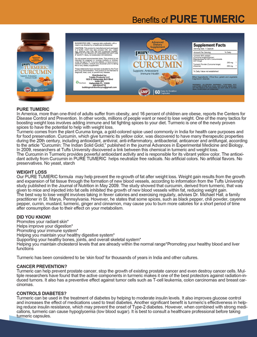 Garcinia Cambogia 800mg and Turmeric Extract Combo pack