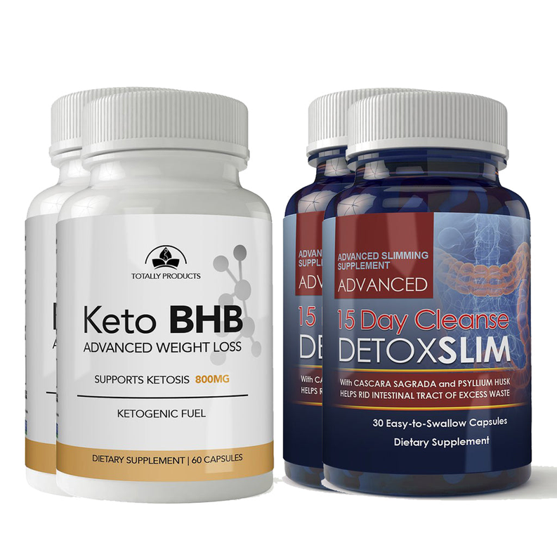 Keto BHB and 15-day Detox Sllim Combo Pack