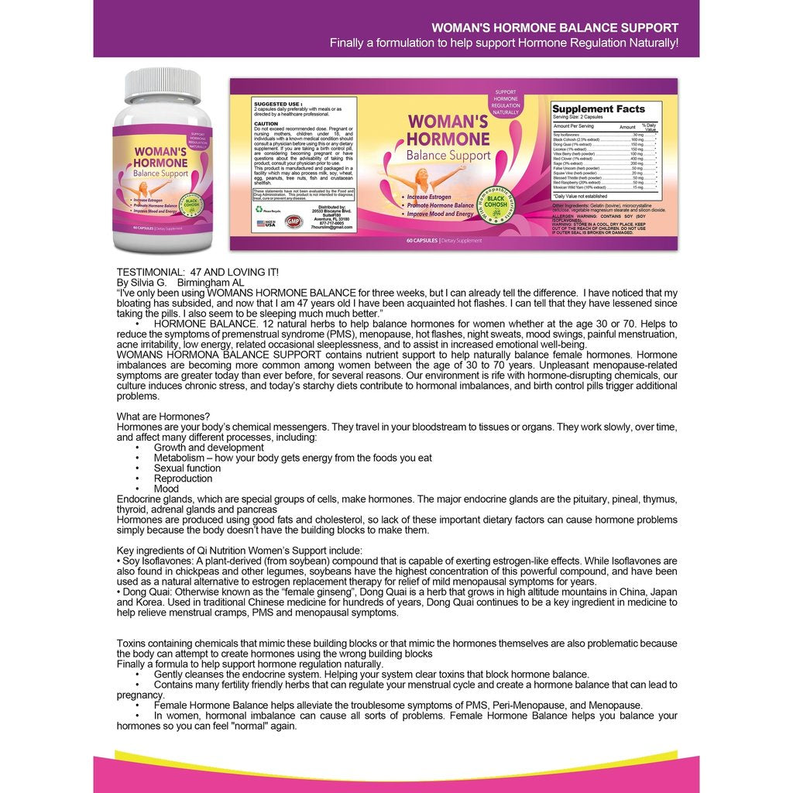 Biotin 10,000mcg and Woman's Hormone Support Combo Pack