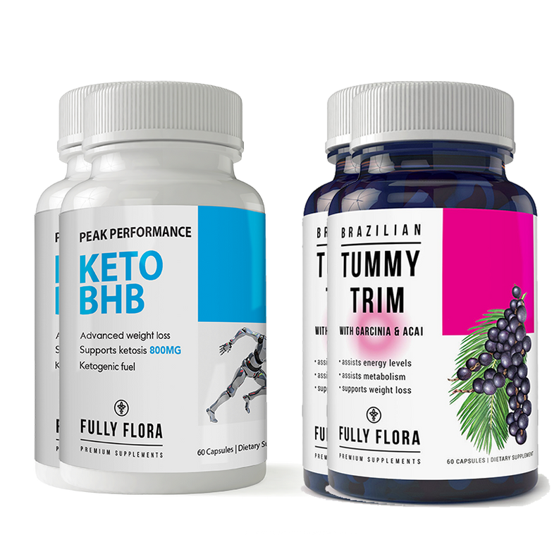 Fully Flora Keto BHB and Tummy Trim Combo Pack