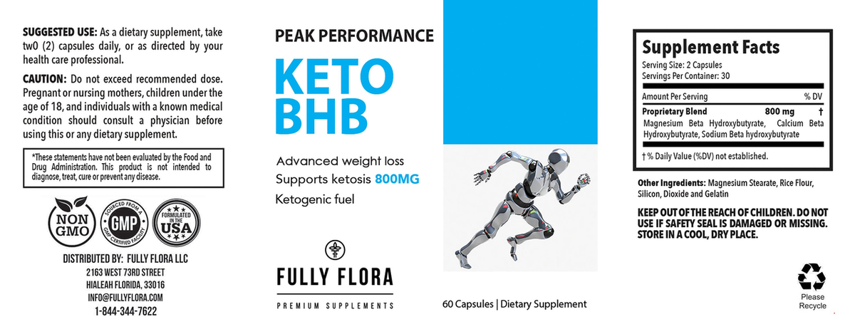 Fully Flora Keto BHB and Thyroid Support Combo Pack