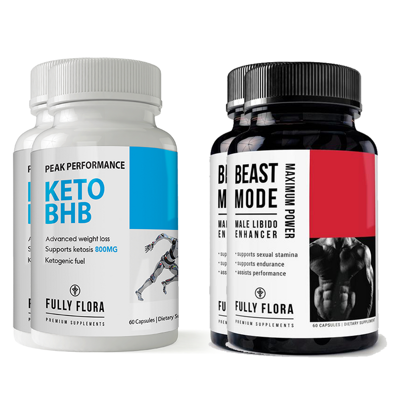 Fully Flora Keto BHB and Beast Mode Combo Pack