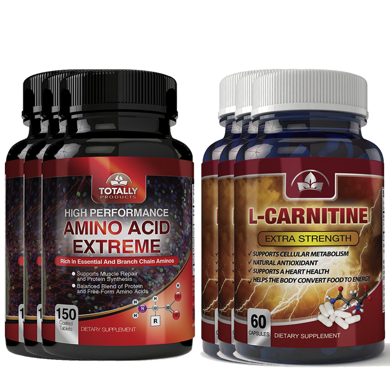 Amino Acid Extreme and L-Carnitine Extra Strength Combo Pack