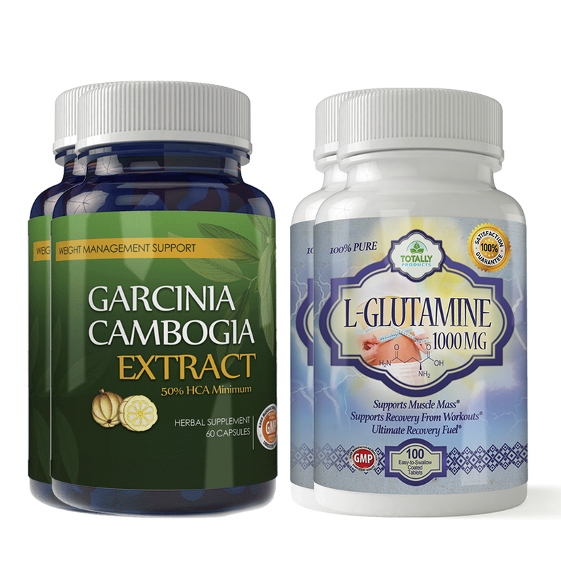 Garcinia Cambogia Extract and L-Glutamine Combo Pack