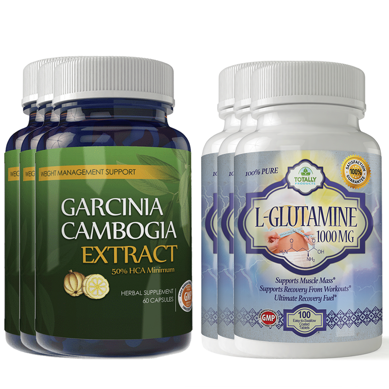 Garcinia Cambogia Extract and L-Glutamine Combo Pack