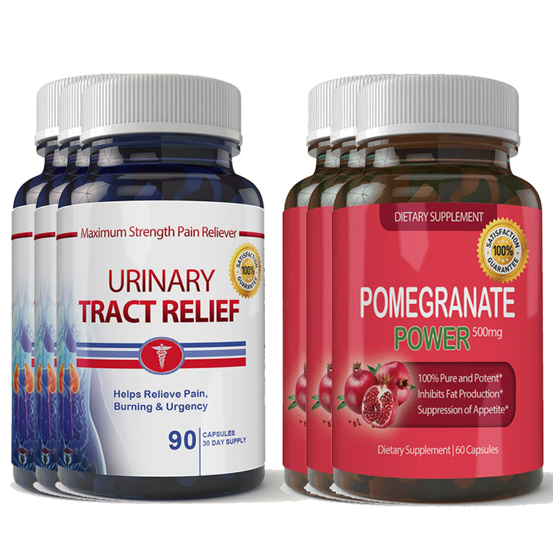 Urinary Tract Relief and Pomegranate Extract Combo Pack