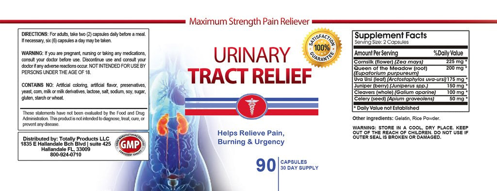 Urinary Tract Relief and Pomegranate Extract Combo Pack