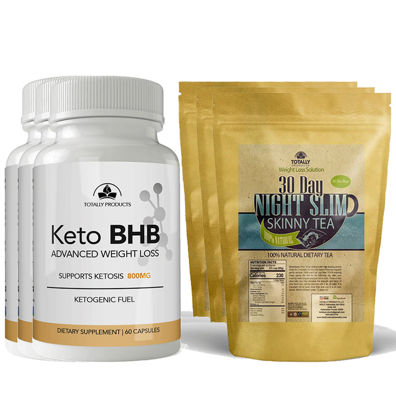 Keto BHB and Night Slim Skinny Tea Combo Pack