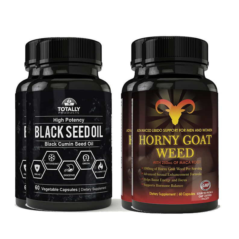 Black Seed Oil and Horny Goat Weed Combo Pack