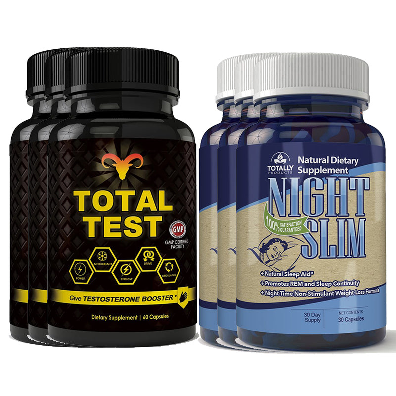 Total Test Testosterone Booster and Night Slim Combo Pack