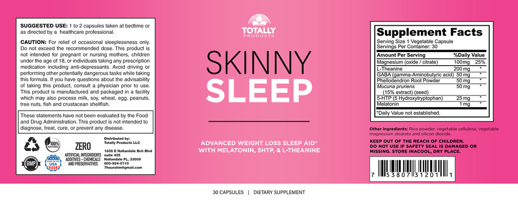 Skinny Sleep and Thyroid Support Combo Pack