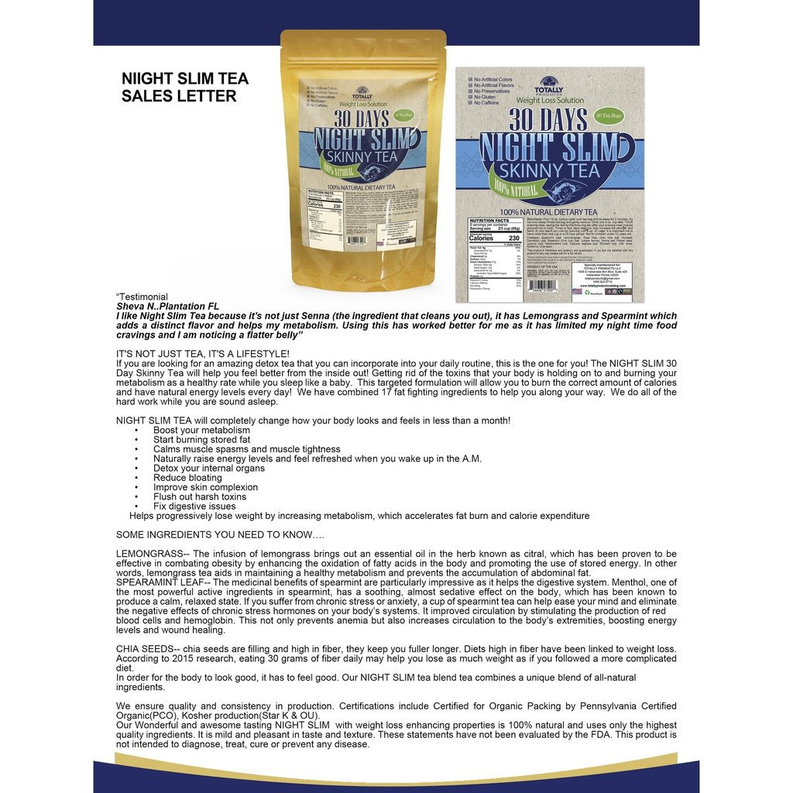 Skinny Sleep and Night Slim Skinny Tea Combo Pack