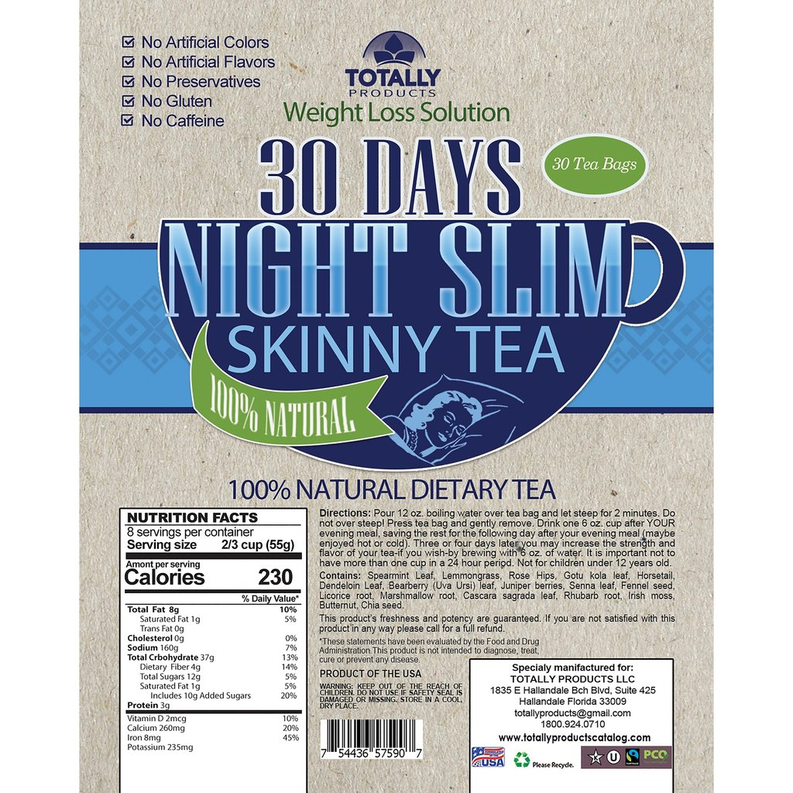 Skinny Sleep and Night Slim Skinny Tea Combo Pack