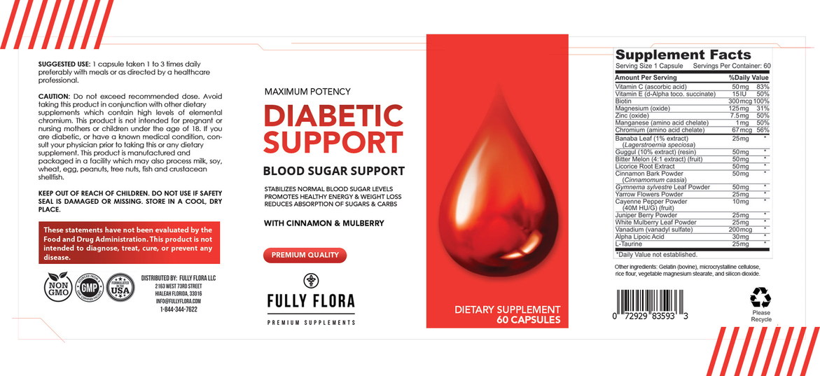 Fully Flora Advanced Diabetic Support and weight loss