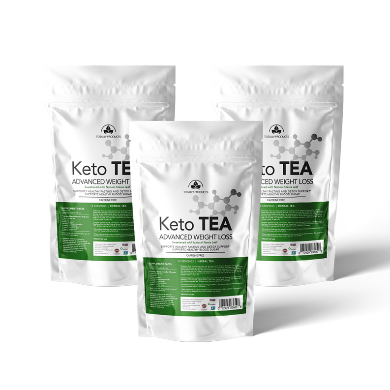 Keto Tea for Fasting - High Performance - Caffeine Free- Weight Management (Naturally Sweetened)