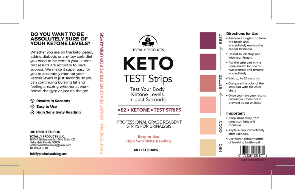Totally Products Keto Strips and Keto BHB Combo Pack