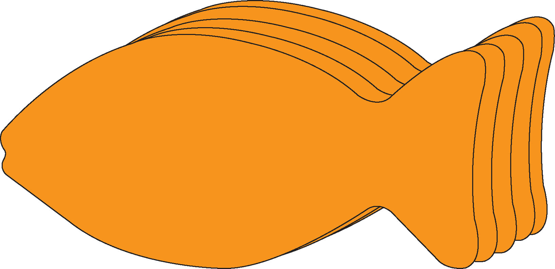 Single Color Leaf Cut-Out - Maple