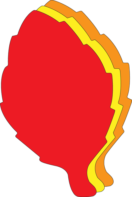 Turkey Single Color Super Cut-Outs- 8 x 10