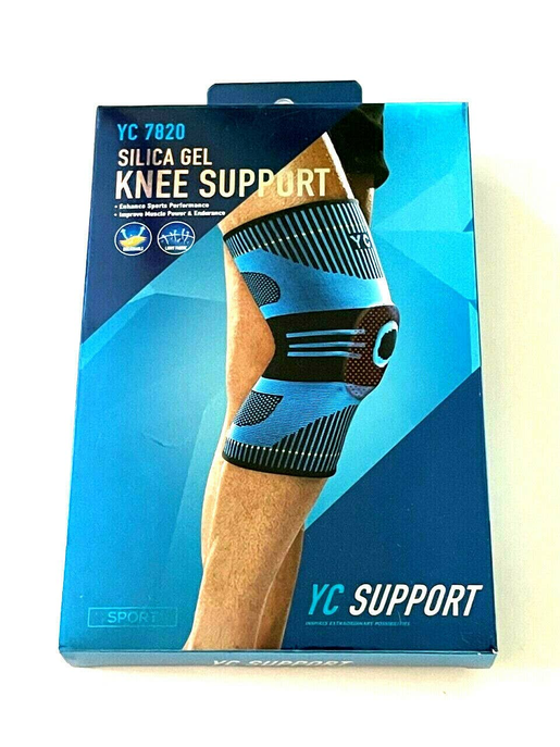 Silica Gel Knee Brace Support Arthritis Pain Relief Running