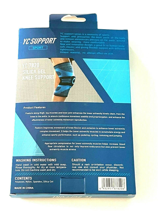 Silica Gel Knee Brace Support Arthritis Pain Relief Running