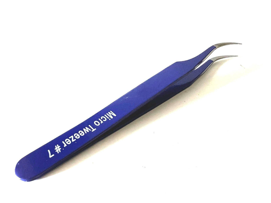 Professional Precision High Quality Fine Point Tweezers Tool Fleas Tick Removal Stainless #7