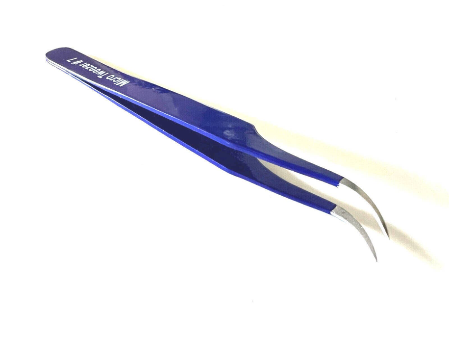 Professional Precision High Quality Fine Point Tweezers Tool Fleas Tick Removal Stainless #7