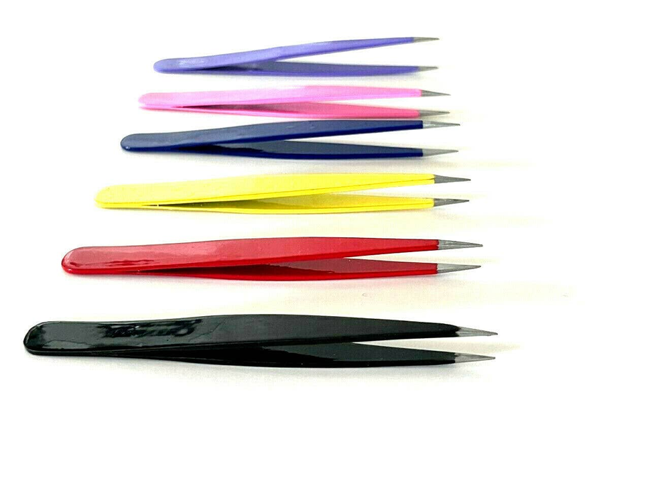 Professional Eyebrow Tweezers Pointed Tip Multi Purpose Set/kit