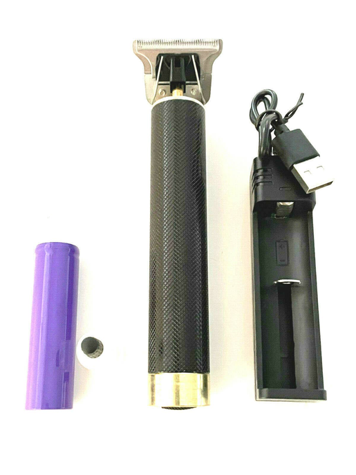 T-blade T-liner Cordless Grooming Beard Trimmer USB Rechargeable Zero Gap Men's Black Color